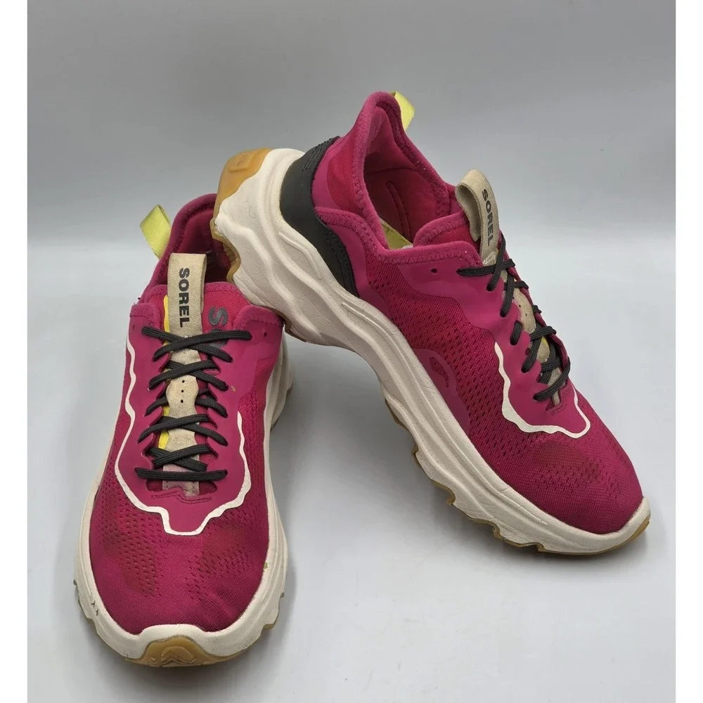Sorel Women's‎ Kinetic Breakthru Day Lace Pink Chalk Sneaker  Size US 9 EU 40